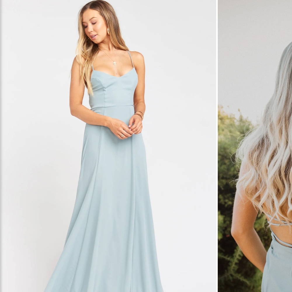 Show Me Your MuMu Light Blue Wedding Dress